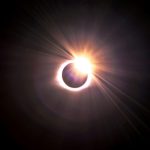 A solar eclipse