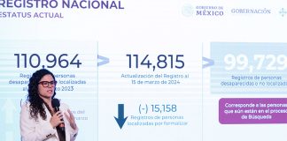 Interior Minister Luisa María Alcalde