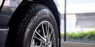 A Yokohama Rubber Co. tire