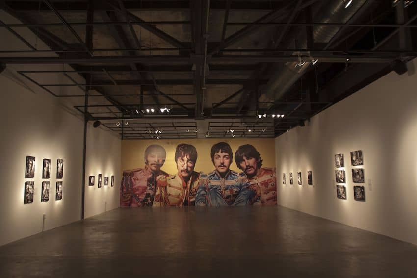 A Beatles exhibit in Monterrey organized by the British Embassy in 2017. 