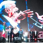 Andrés Manuel López Obrador after his election in July 2018