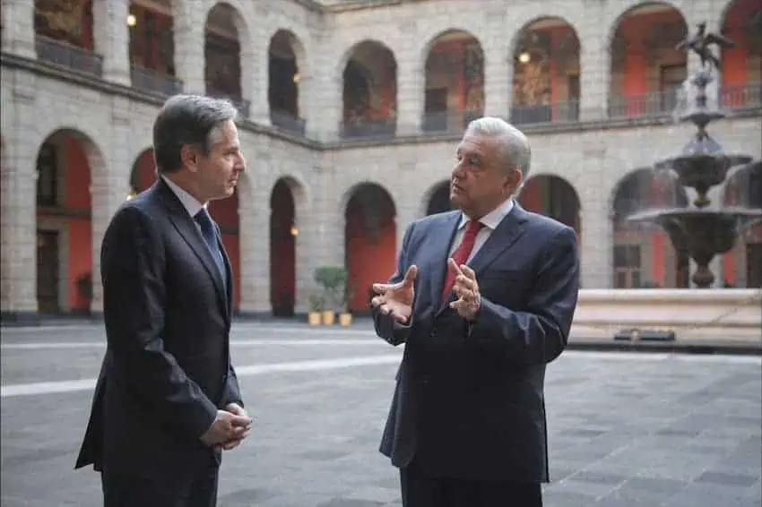 Antony Blinken and President López Obrador