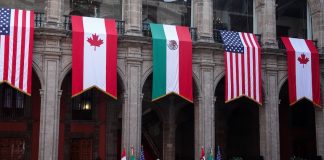 North American leaders at the 2023 North American Leaders' Summit