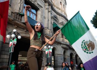 Abortion campaigner in Mexico