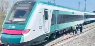 Maya Train car derailed