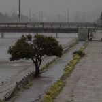 The Tijuana River in the rain