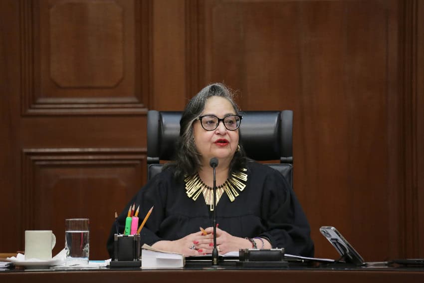 Chief justice Norma Piña in the Supreme Court