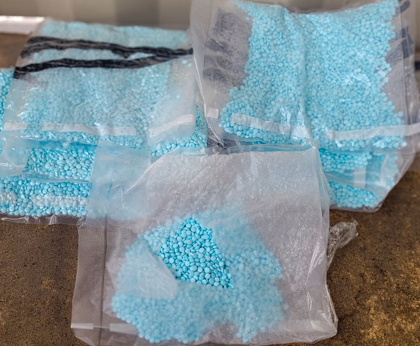 Fentanyl pills in bags