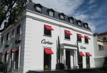 The Cartier store in Polanco, Mexico City