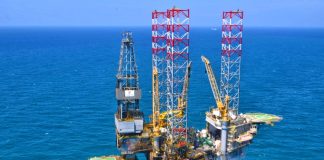 Pemex oil platform off Tabasco coast