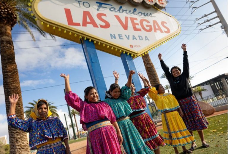 Mexican Rarámuri runners complete race from LA to Las Vegas