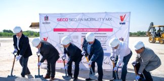 Groundbreaking ceremony in Nuevo León plant