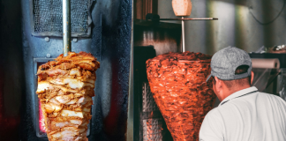 Taco al pastor and doner kebab