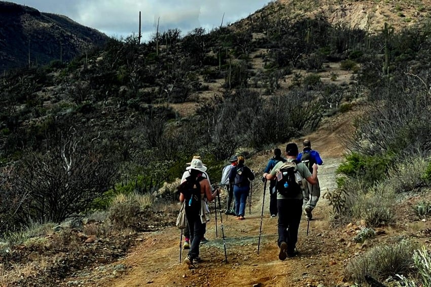Trekking across the width of Baja California