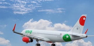 A Viva Aerobus flight