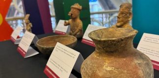 Mexican artifacts at the Mexican Cultural Center of Philadelphia