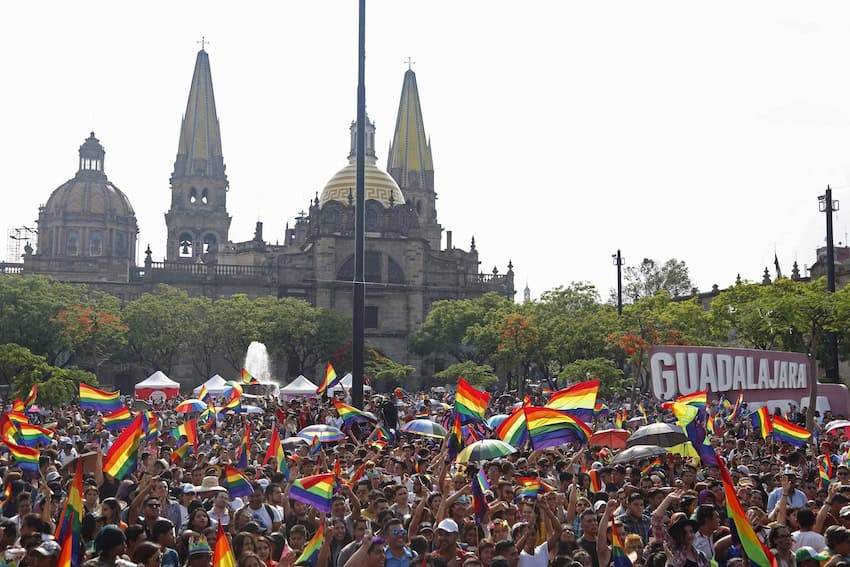 Guadalajara's pride march