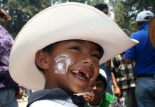 Little kid smiling