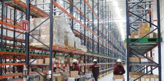 Mega pharmacy warehouse in Mexico City