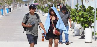 Tourists in Puerto Progreso, Yucatán may have gotten more than they bargained for, as city registered temperatures of nearly 45 C