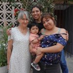 A family of women of different ages with a young child