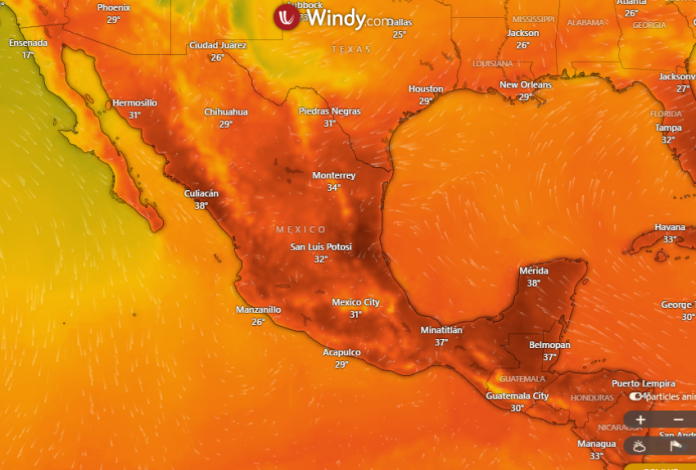 Mexico's second heat wave of the year swept across the country starting on May 3.