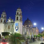 City of Tehuacan, Puebla by night.
