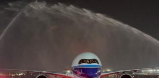 On Saturday, a China Southern flight touched town at the Mexico City International Airport for the first time in 4 years.