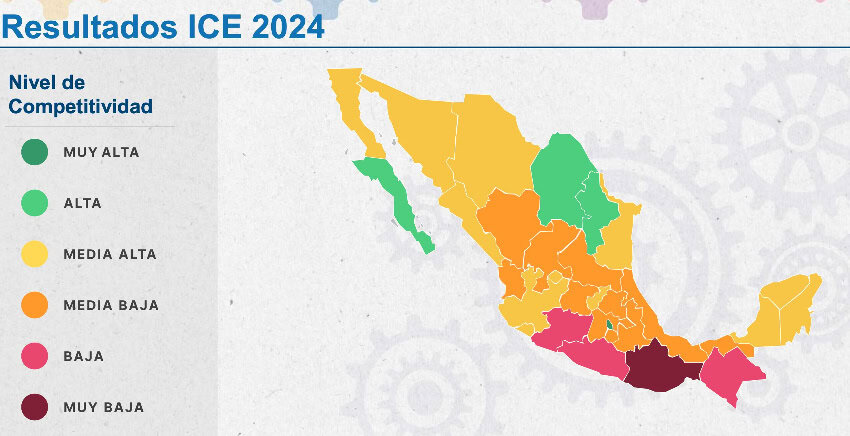State competitiveness index map