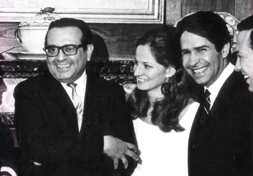 1968 design team Pedro Ramírez Vázquez, Beatrice Trueblood and Eduardo Terrazas.