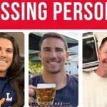 Missing persons poster with pictures of three men
