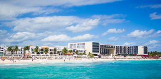 A view of Playa del Carmen, which had the highest hotel occupancy rate in the first months of 2024.