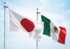 Japan and Mexico flags