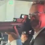 British ambassador sacked after pointing an assault rifle at embassy employee Former U.K. ambassador to Mexico Jonathan Benjamin points an assault rifle at the camera in a blurry video screenshot