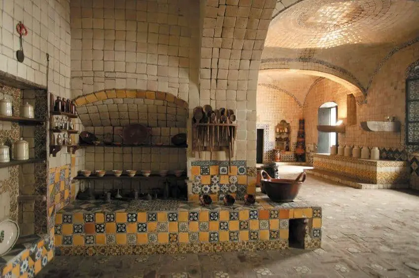 Kitchen of the ex-convent of Santa Rosa