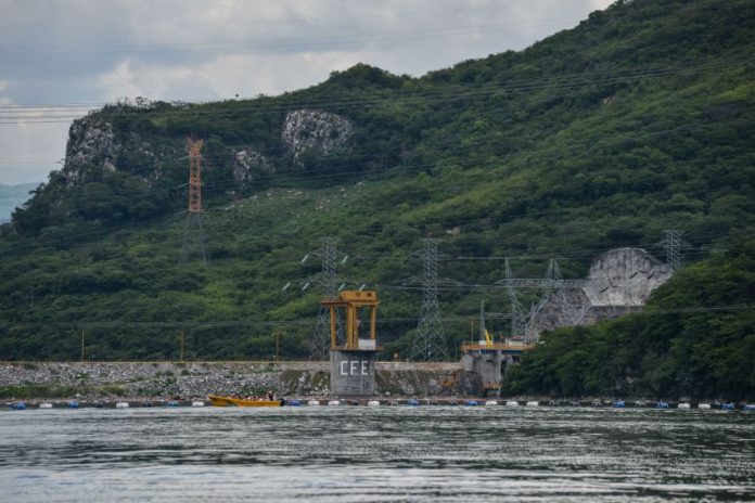 A CFE hydroelectric power plant in Chiapas