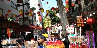 Chinatown area of Mexico City