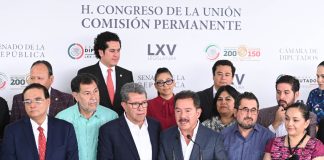 Press conference with Morena congressional leader