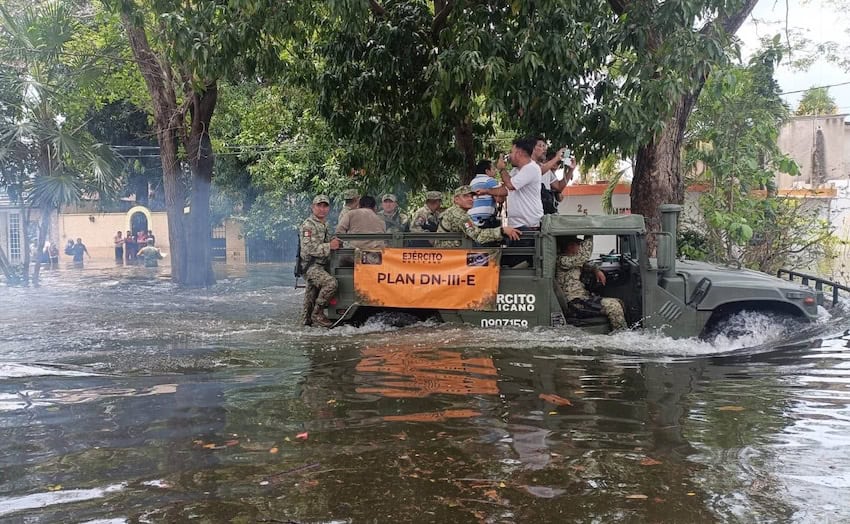 Flooding in Chetumal