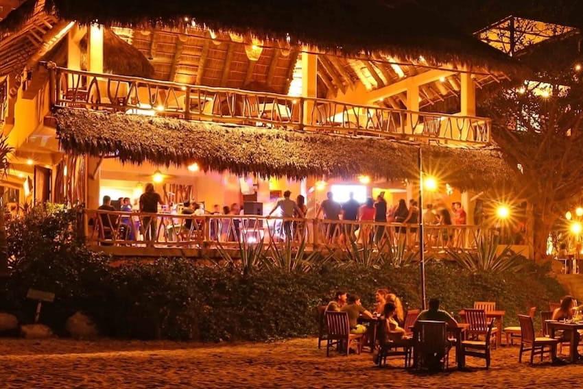 Don Pedros restaurant at night time, Sayulita, an important part of the Weekend guide to Sayulita