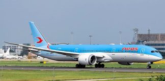 A Neos airplane