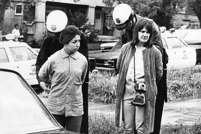 Two women are arrested in 1960s Los Angeles