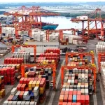 April was Mexico’s best month ever for US export revenue as bilateral trade booms Shipping containers at Manzanillo port