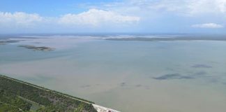 El Cuchillo dam in Nuevo León