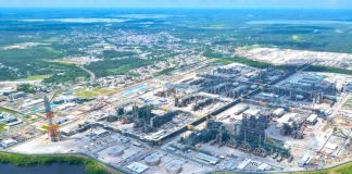 Pemex's Olmeca Refinery in Dos Bocas, Tabasco