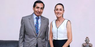 Rogelio Ramírez de la O and Claudia Sheinbaum