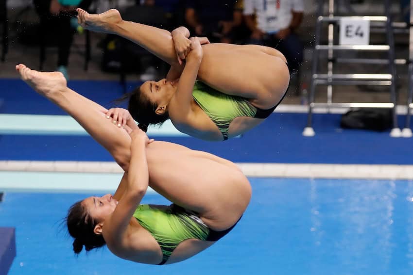 Mexico Women's Olympic diving team