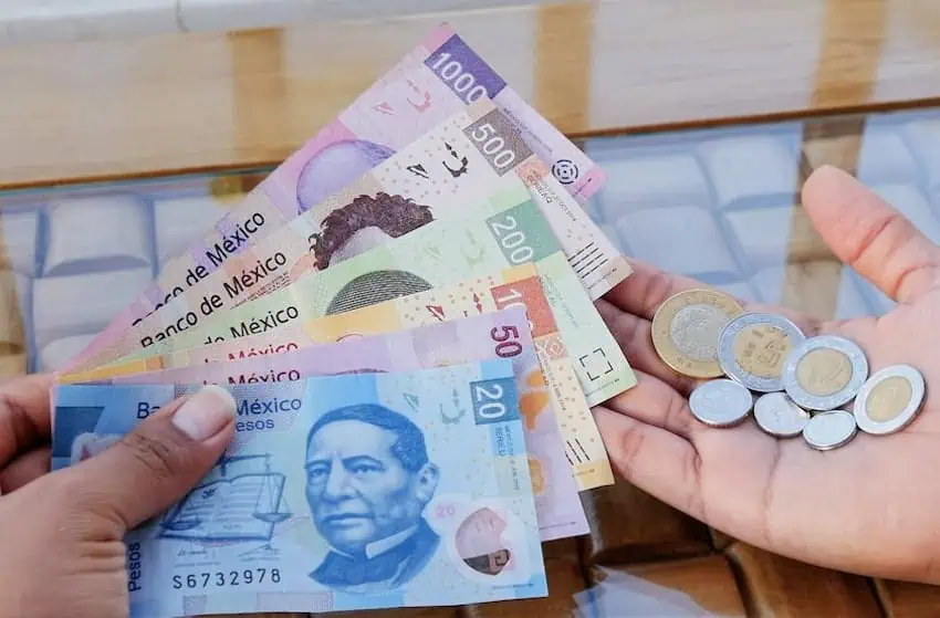 Mexican pesos