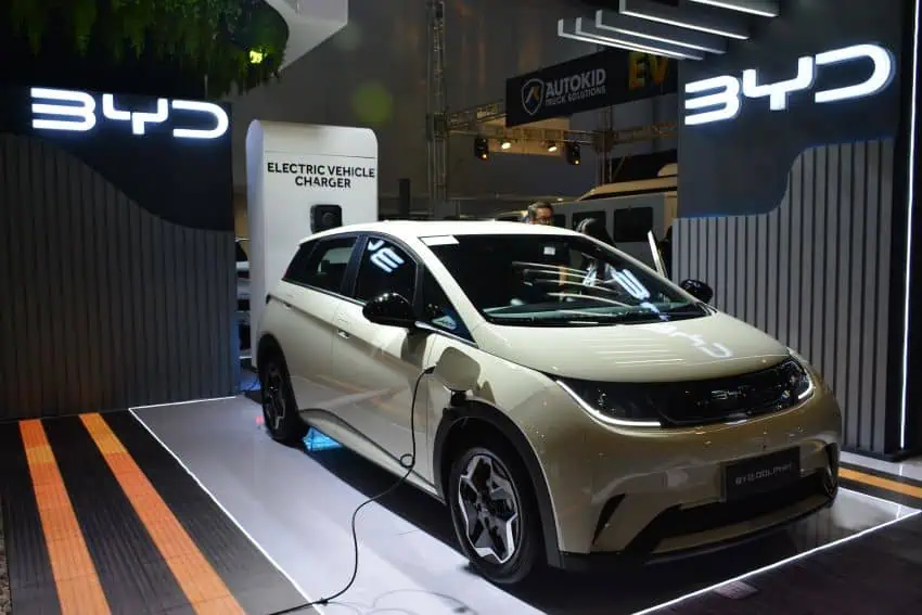 A BYD electric vehicle