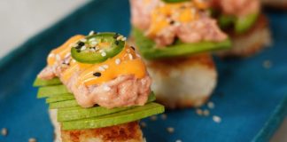 Mexican spicy rice with tuna